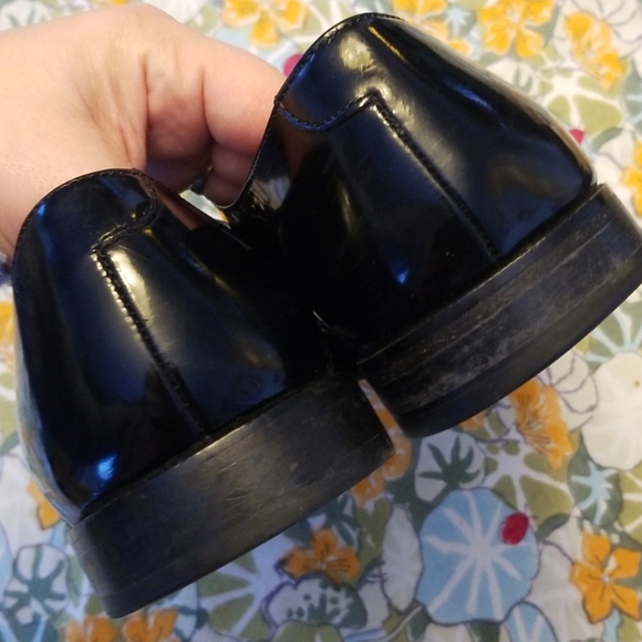 Mens Sz 9 Cole Haan Patent Leather Dress Shoes - Picture 3 of 6